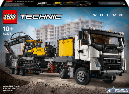 42175 LEGO® Technic Sunkvežimis Volvo FMX ir elektrinis ekskavatorius Volvo EC230 