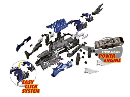 REVELL konstruktorius  HydroFang: CyberBeasts, 07851 