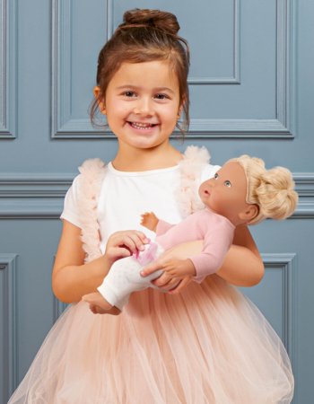 LULLABABY lėlė su šviesiai rožiniais marškinėliais, LBY7270Z 