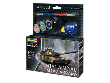 REVELL modelis M1A1 AIM(SA)/ M1A2 Abrams, 63346 