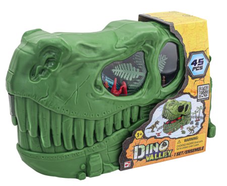 DINO VALLEY rinkinys Dino Skull Bucket 45 pcs, 542419 