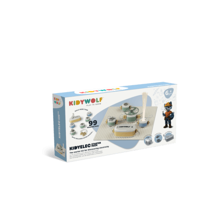 KIDYWOLF edukacinis elektrinių grandinių rinkinys Kidylec, KIDYELEC-STARTER 