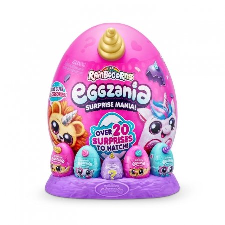 RAINBOCORNS pliušinis žaislas su aksesuarais Eggzania, 9258 9258