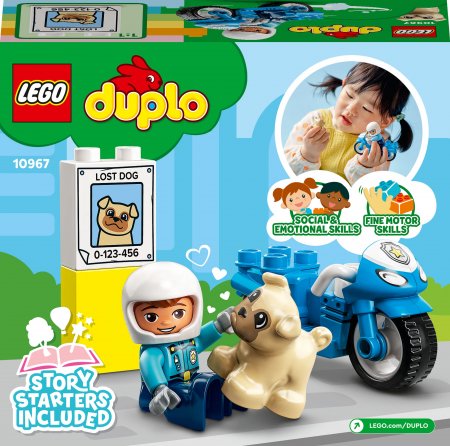 10967 LEGO® DUPLO® Town Policijos motociklas 10967