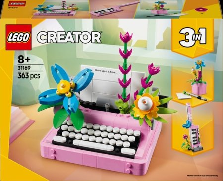 31169 LEGO® Creator Rašomoji mašinėlė su gėlėmis 