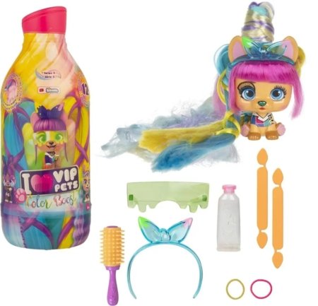 VIP PETS figūrėlių rinkinys įvaizdžio kūrimui Colour Boost Blister S3, 715677IM3E 