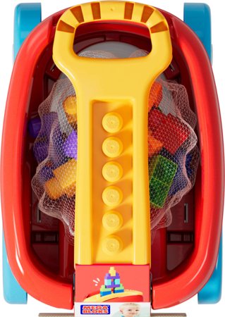MEGA BLOKS kaladėlių rinkimo vežimėlis, JFR30 