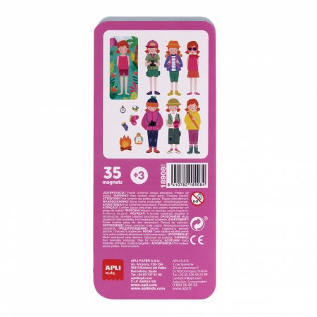 APLI KIDS magnetų rinkinys Mix&Match Tropikai, APLI18908 Apli18908