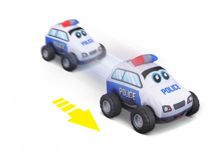 BB JUNIOR minkštas policijos automobilis My 1st, 16-89053 16-89053