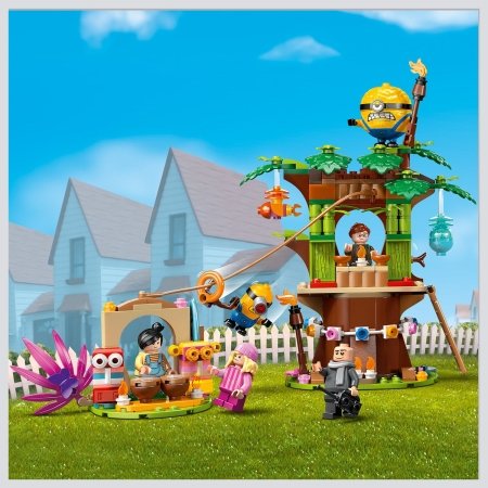 75583 LEGO® Despicable Me Pakalikų ir Gru šeimos namas 