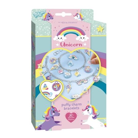 TOTUM kūrybinis rinkinys Unicorn Glitter Charm Bracelets, 71681 