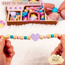 STORY MAGIC  kūrybinis rinkinys Wooden Castle Beads , 205526 