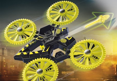 PLAYMOBIL CITY ACTION Policijos lėktuvas su dronu, 70780 70780