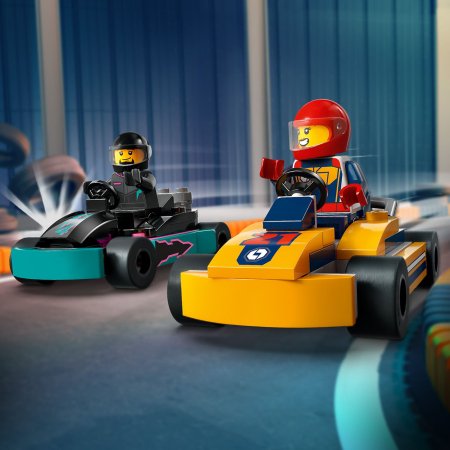 60400 LEGO® City Gokartai Ir Lenktynininkai 