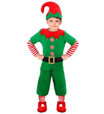 WIDMANN kostiumas Santa's Litlle Helper Elf, dydis (104 cm / 2-3 metai), 88880 