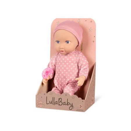 LULLABABY lėlė kūdikis su rožine pižama, LBY7216Z 