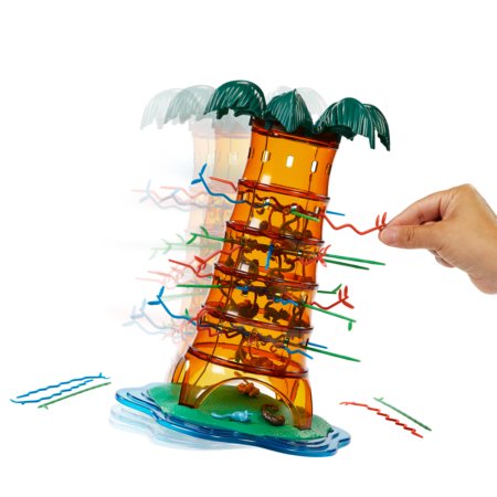 MATTEL GAMES Žaidimas Beždžionėlių akrobačių vakarėlis medyje , HTW65 