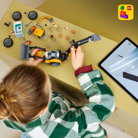 60480 LEGO® City Geltonas ekskavatorius-krautuvas 