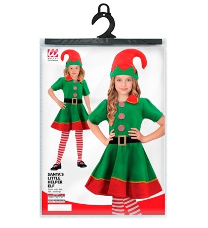WIDMANN kostiumas Santa's Litlle Helper Elf, dydis (104 cm / 2-3 metai), 88990 