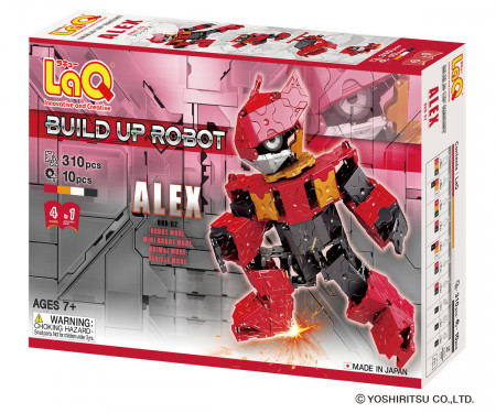 LaQ konstruktorius Japoniškas Buildup Robot ALEX, 4952907003348 4952907003348