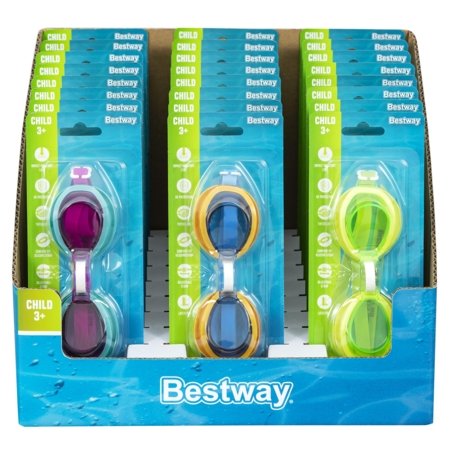 BESTWAY plaukimo akiniai, asort., 30216 