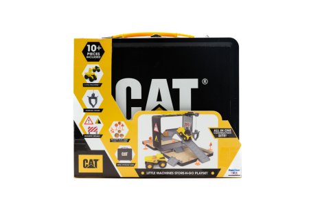 CAT žaidimų komplektas-statybų aikštelė Little Machines Store N Go, 83332 83332