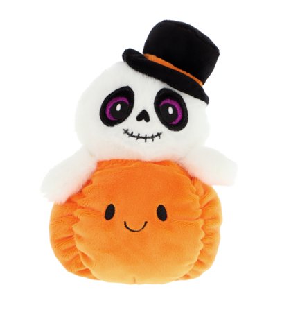 KEEL TOYS pliušinis pabaisiukas ant moliūgo 14cm asort., EH3884 