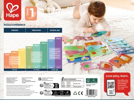 HAPE gyvūnų maitinimo dėlionė, 36 vnt., E1665A 