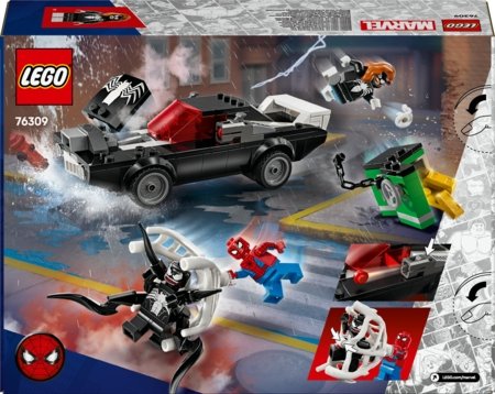 76309 LEGO® Super Heroes Marvel Žmogus voras prieš Venomo galingą automobilį 