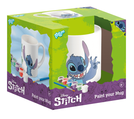 TOTUM DISNEY STITCH keraminis spalvinamas puodelis, 700154 