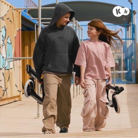 KINDERKRAFT paspirtukas FREELY, smėlio spalvos, KRFREE00BEG0000 