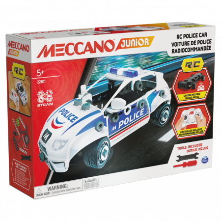 MECCANO valdomas automobilis-konstruktorius Police, 6064177 6064177