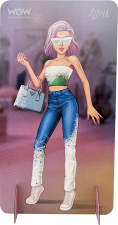 WOW GENERATION mados knyga Splash & Create! Outfit Creative Set, WOW00085 