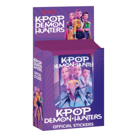 K-POP DEMON HUNTERS kolekciniai lipdukai, 5vnt., KPSTICKER-2026 