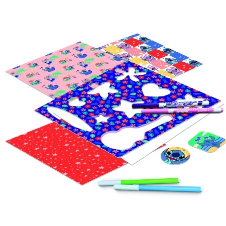 STITCH piešimo rinkinys su šviečiančia lenta, 107582 