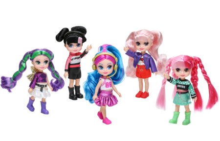 K-POP DIVA SQUAD lėlių rinkinys Junior Idols, 12 cm, 81165 