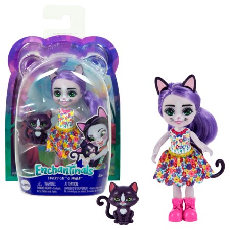 ENCHANTIMALS herojės rinkinys meškutė/paukštelis/katytė asort., HCF97 