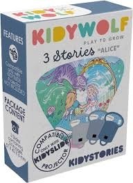 KIDYWOLF istorijų rinkinys Alisa, 3 istorijos projektoriui KIDYSLIDE, KIDYSTORIES-AL 