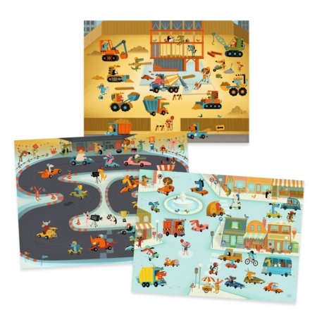 DJECO nutrinamų paveikslėlių rinkinys - Asphalt, DJ09357 