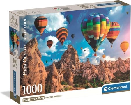 CLEMENTONI dėlionė Balloons In Cappadocia, 1000 det., 39988 