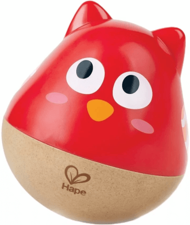 HAPE muzikinis žaislas Owl, raudonas, E0112A 