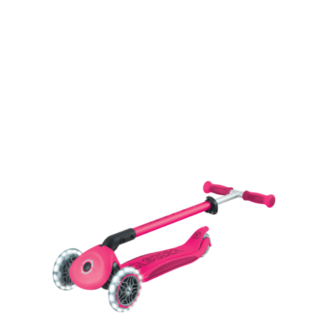 GLOBBER paspirtukas Go Up Deluxe Lights, fuksija, 748-610 