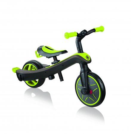 GLOBBER triratukas Trike Explorer 4in1, žalias, 632-106-2 632-106-2