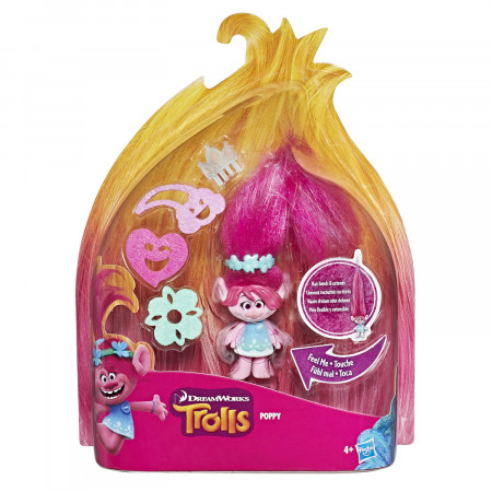HASBRO TROLLS trolis su plaukų aksesuarais, C1300EU4 C1300EU4