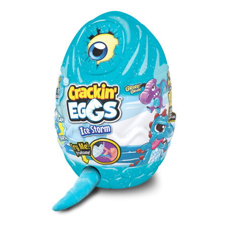 CRACKIN EGGS pliušinis riaumojantis dinozauras Dino Ice, asort., SK003A1 