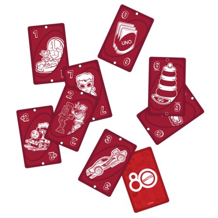 MATTEL GAMES UNO kortos Mattel 80, JGK30 