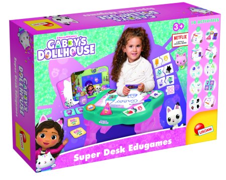 LISCIANI Gabby's dollhouse lavinamieji žaidimai su staliuku, 103355 