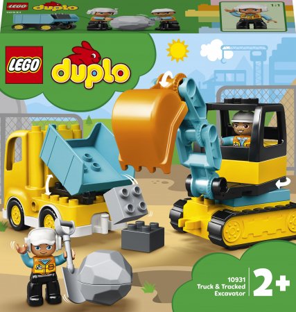 10931 LEGO® DUPLO Town Sunkvežimis ir vikšrinis ekskavatorius 10931
