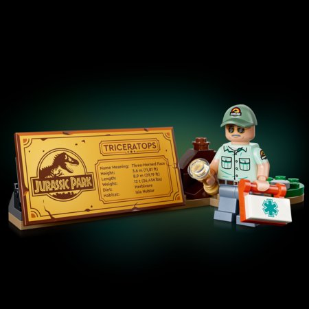 77985 LEGO® Jurassic World Dinozaurų fosilijos: triceratopsas 