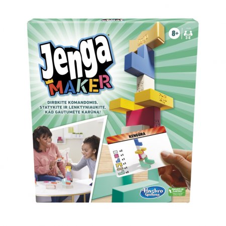 HASBRO GAMING žaidimas Jenga Maker (LT), F4528633 F4528633